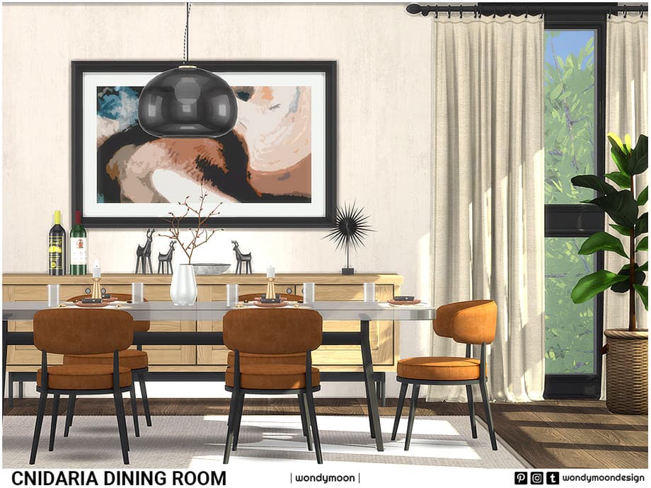 Скриншот мода Набор для столовой Cnidaria Dining Room